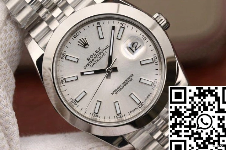 Datejust White Factory Rolex Dial EW 116200 41mm 0601
